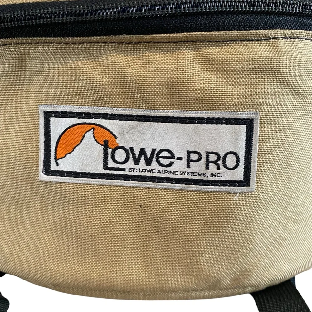 Lowepro Vintage Belt Pack Beige Bag Lumbar Waist Camera Gear Padded Adjustable
